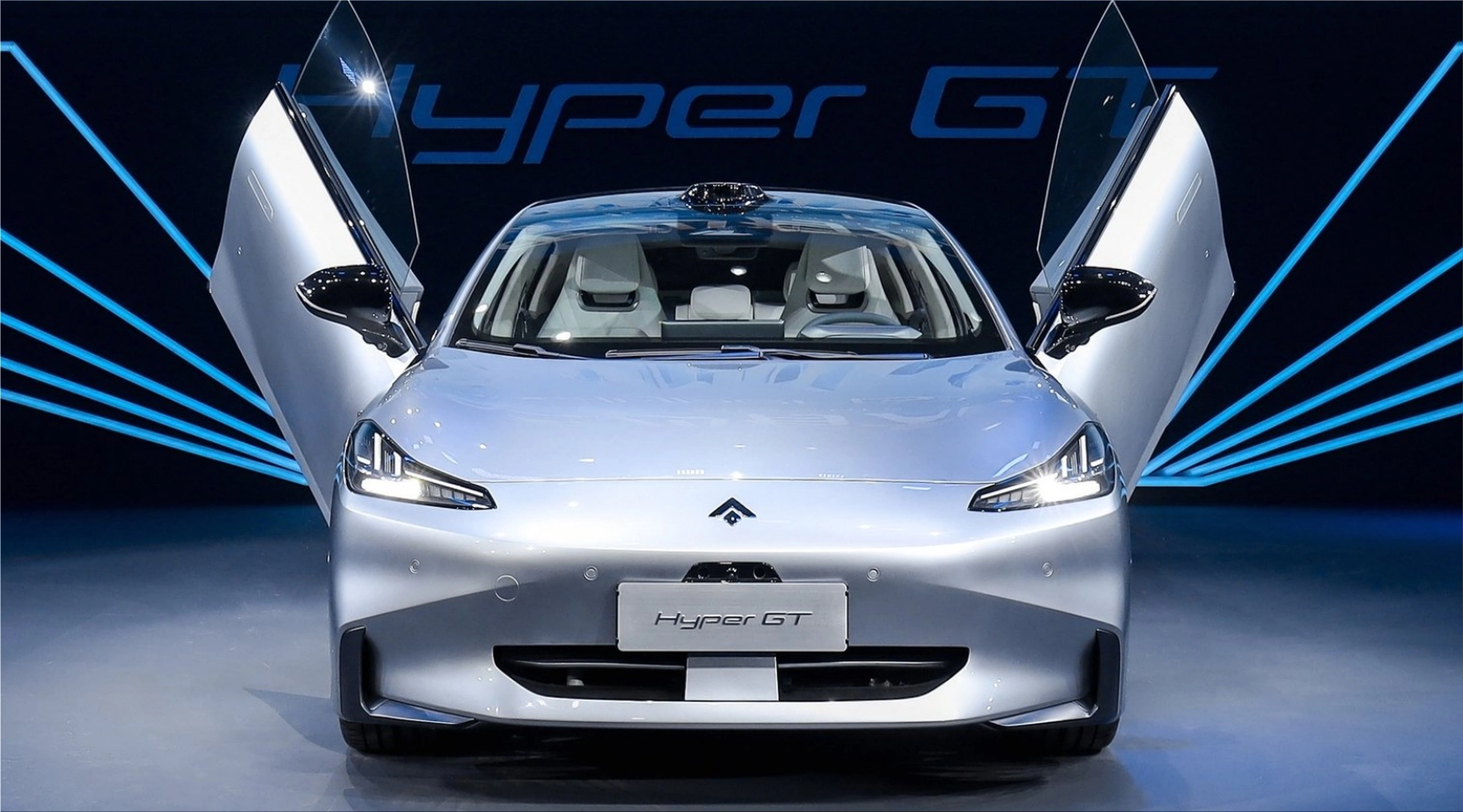 The new GAC Aion Hyper GT electric sports car has the best aerodynamic ...