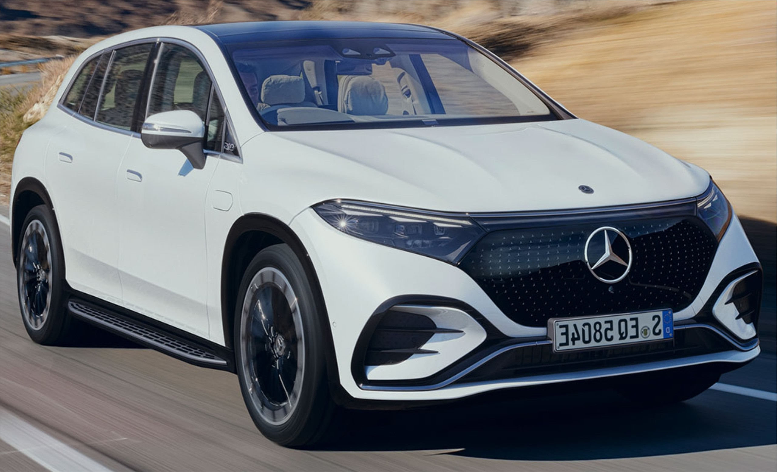 The Mercedes-Benz EQS electric SUV has a starting price of €110,600 ...