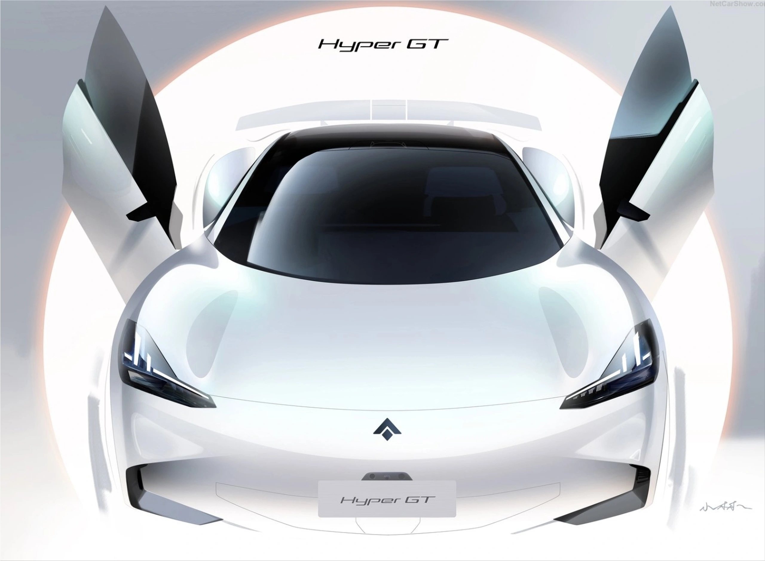 The new GAC Aion Hyper GT electric sports car has the best aerodynamic ...